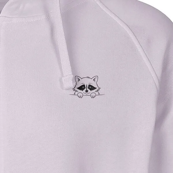 HANDGEDRUCKT HANDGEDRUCKT "Flauschspion" Männer Zip Hoody Neutral, Dusty pruple, – Produktbild 1 von 4