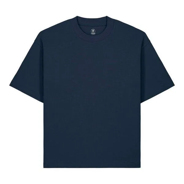 YTWOO YTWOO Heavy Weight Boxy T-Shirt, Navy, – Produktbild 2 von 4