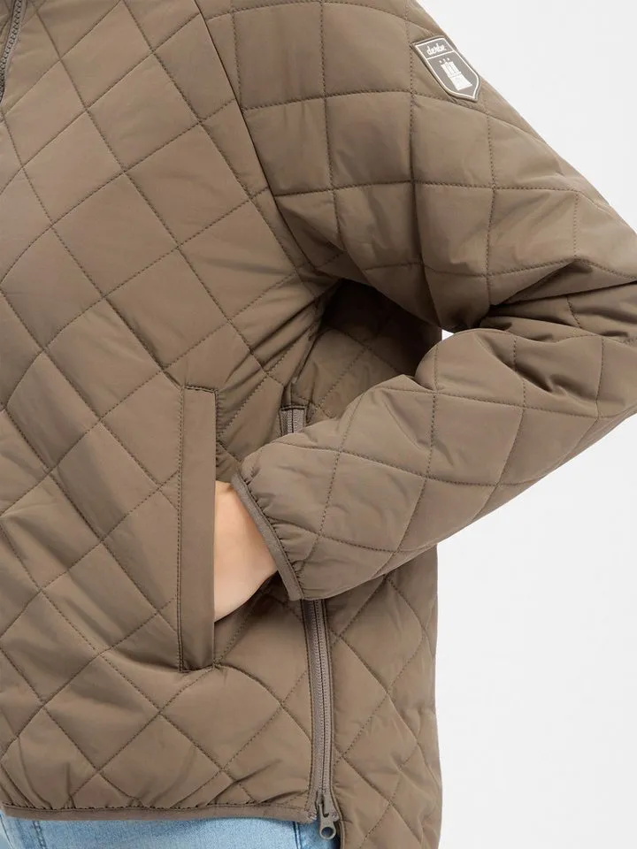 derbe derbe Funktionsjacke Quiltby short, Taupe - 0002, – Produktbild 3 von 3