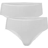 Living Crafts LIVING CRAFTS - Damen Slip, 2er-Pack - Weiß (95% Bio-Baumwolle; 5% Elasthan), Nachhaltige Mode, Bio Bekleidung – Produktbild 1 von 1
