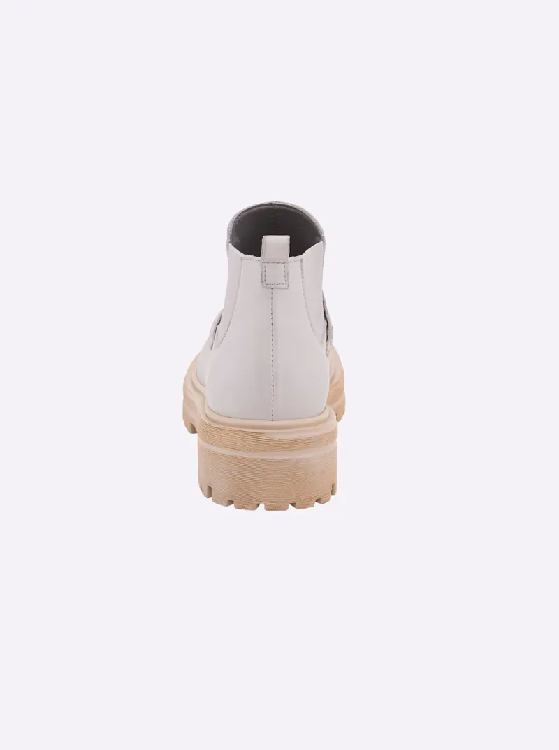 heine Stiefelette ecru, Ecru, – Produktbild 3 von 3