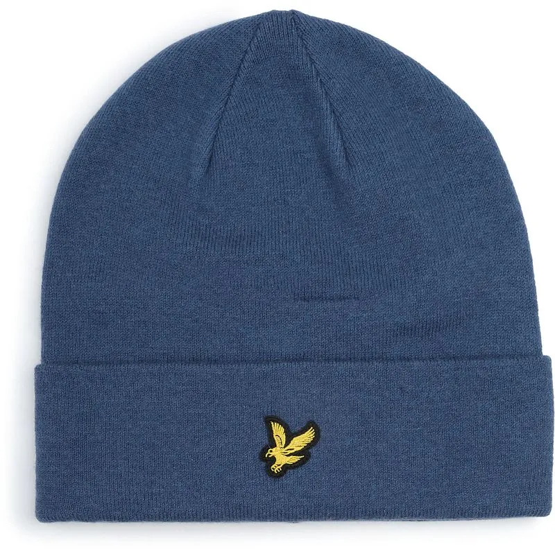 Lyle and Scott Lyle & Scott Beanie Wollmischung Blau -, Blau, – Produktbild 2 von 3