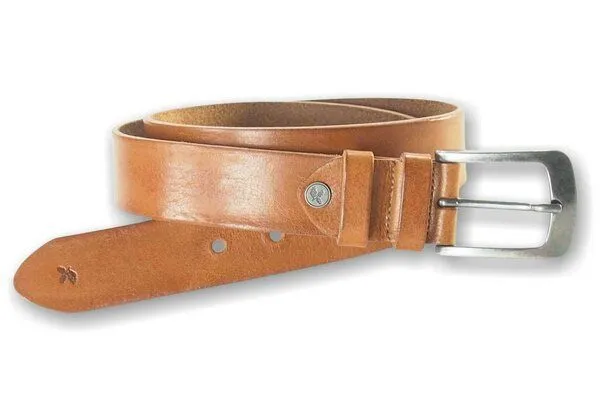 Greenbelts Greenbelts Herren Ledergürtel TYLER, Cognac, – Produktbild 4 von 4