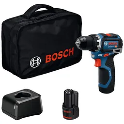 Bosch Professional Bosch Professional Bosch Akku-Bohrschrauber GSR 12V-32, incl. 2x Akku GBA 2 Ah, Ladegerät, Werkzeugtasche – Produktbild 1 von 1