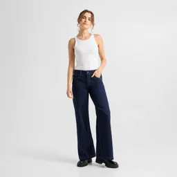 DAWN TWEET Minimal Stretch - Retro Flare - Stay Blue - Stay Blue / 30 / 32 – Produktbild 1 von 1
