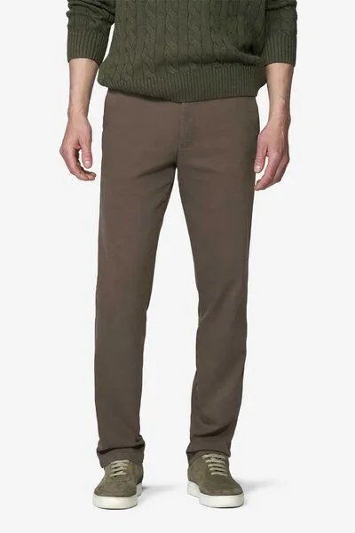 Meyer Meyer Chino mit Dehnbund, Braun (stein), – Produktbild 1 von 4