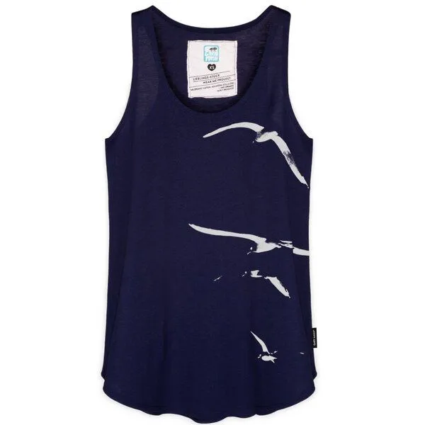 Gary Mash GARY MASH Top Among the Clouds aus Modal®-Mix, Blau, – Produktbild 1 von 4