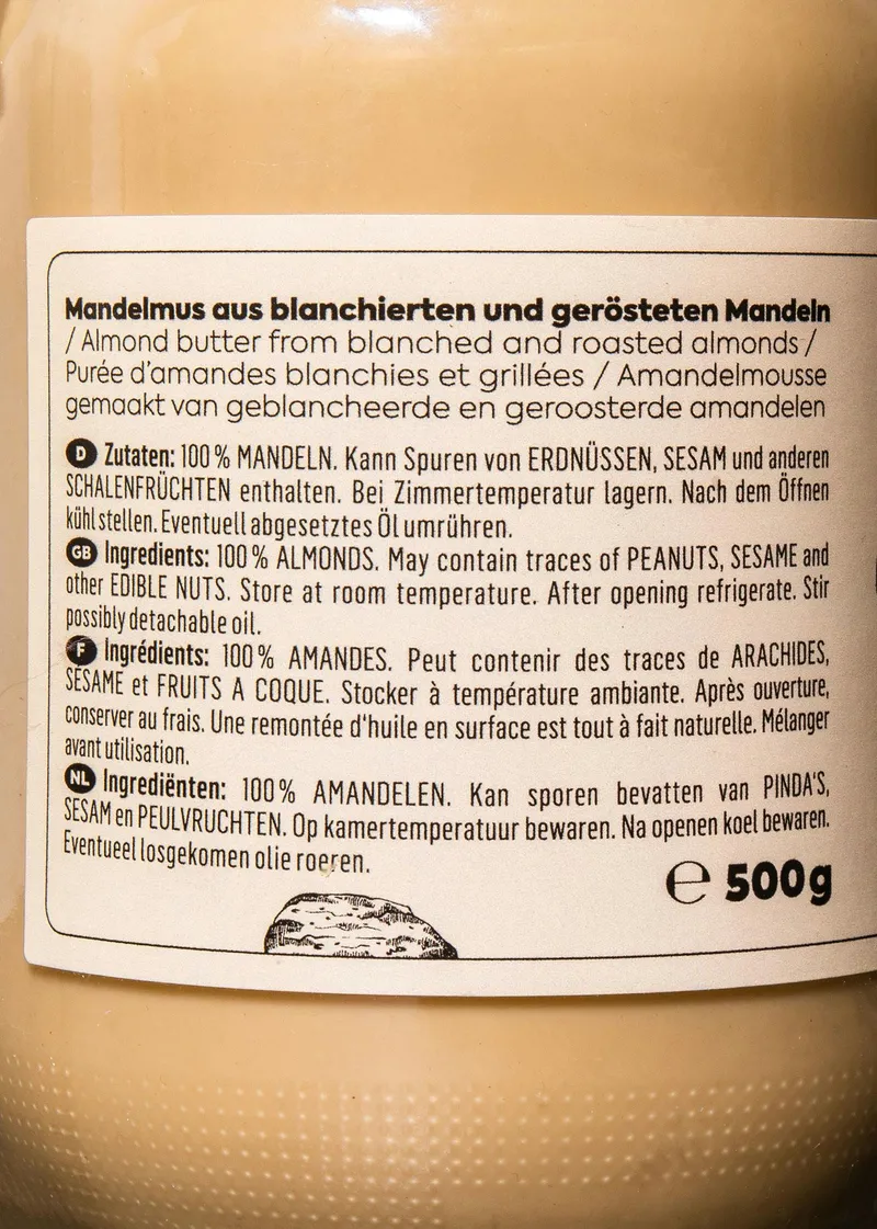 KoRo Weißes Mandelmus 6 x 500 g – Produktbild 7 von 8