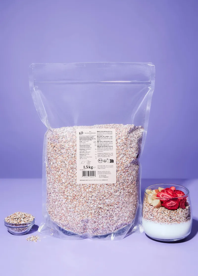 KoRo Bio Buchweizenflocken 1,5 kg – Produktbild 2 von 5