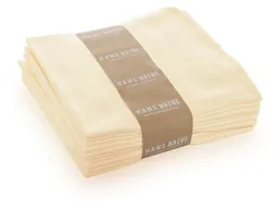 HANS NATUR Moltontücher Bio-Baumwolle 10er-Set, 40 x 40 cm natur – Produktbild 1 von 1