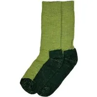 hirsch natur Hirsch Natur Unisex Trekking Socke kbT Wolle, Maigrün/tanne, – Produktbild 1 von 1