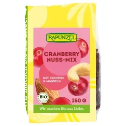 RAPUNZEL Rapunzel Bio-Cranberry-Nuss-Mix, 150 g – Produktbild 2 von 2