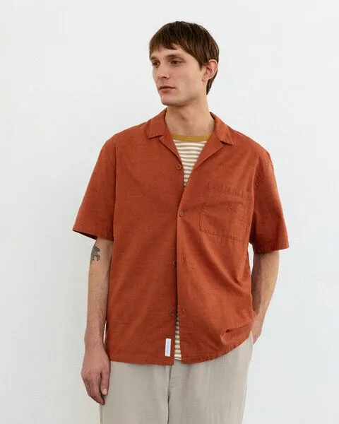 Rotholz Rotholz Bowling Shirt, Rot, – Produktbild 1 von 4