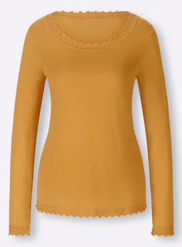 heine heine Ajourpullover ocker – Produktbild 1 von 1