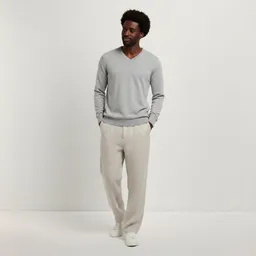 YTWOO YTWOO Herrenpullover mit V-Ausschnitt – Produktbild 1 von 1