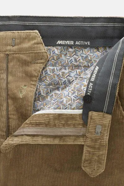 Meyer MEYER ACTIVE Cord Chino, Braun (cappuccino), – Produktbild 3 von 4