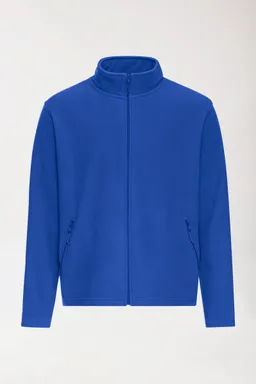 BERUFSBEKLEIDUNG Fleecejacke Herren - Stehkragen, königsblau - Berufsbekleidung.de – Produktbild 1 von 1