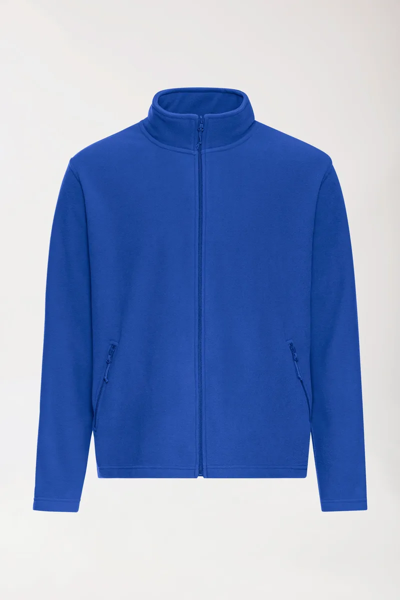 BERUFSBEKLEIDUNG Fleecejacke Herren - Stehkragen, königsblau - Berufsbekleidung.de, Königsblau, – Produktbild 1 von 1