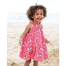 Frugi Frugi Trapezkleid Pferde in coral Little Tabitha – Produktbild 1 von 1
