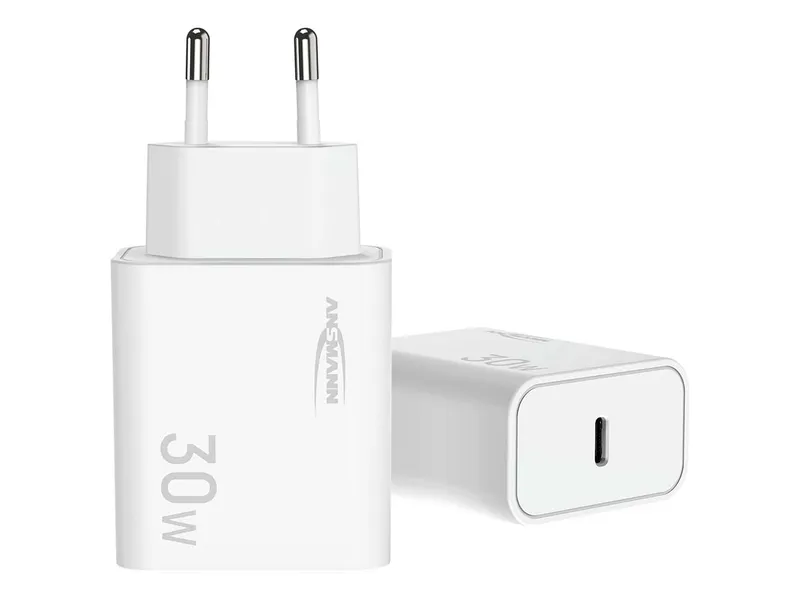 Ansmann Ansmann USB-Ladegerät "Home Charger HC130PD", 3 A, 30 W, USB-C, weiß – Produktbild 1 von 1