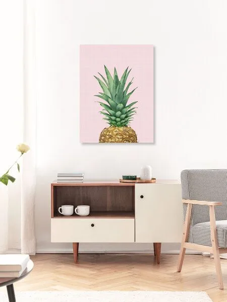 Photocircle Photocircle Poster / Leinwandbild - Pineapple Pink – Produktbild 3 von 4