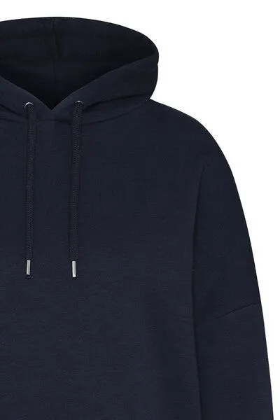 Wunderwerk Wunderwerk Damen Kapuzenpullover aus Biobaumwolle "Mega sweat hoody", Blau (old navy), – Produktbild 2 von 3