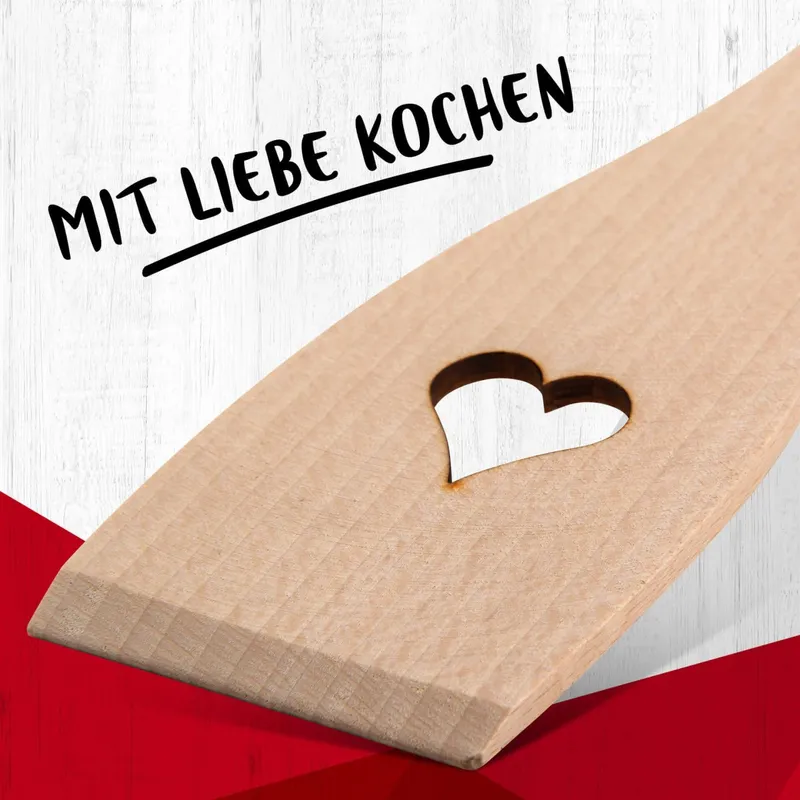 Fackelmann Fackelmann Pfannenwender mit Herz Eco, 30cm – Produktbild 2 von 2