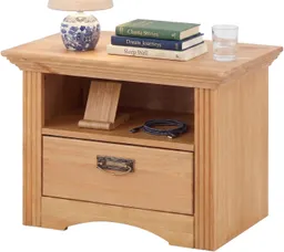 OTTO home Nachtkonsole Konrad, Nachtkommode, Nako, im Landhausstil, rustikal, aus massiver, FSC®-zertifizierter Kiefer – Produktbild 1 von 1