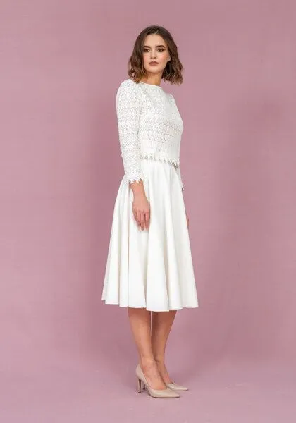 Atelier SNOW Atelier SNOW Zweiteiliges Brautkleid Aster-Lita – Produktbild 2 von 4