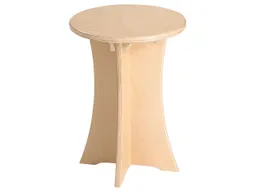 Hocker "Nofretete" aus Buchenholz, belastbar bis 80 kg – Produktbild 1 von 1