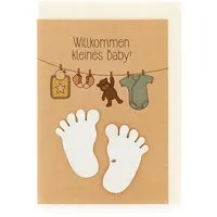 Die Stadtgärtner Die Stadtgärtner Grußkarte mit Saatpapier I Schöne Karte zur Geburt Mädchen & Junge – Produktbild 1 von 1