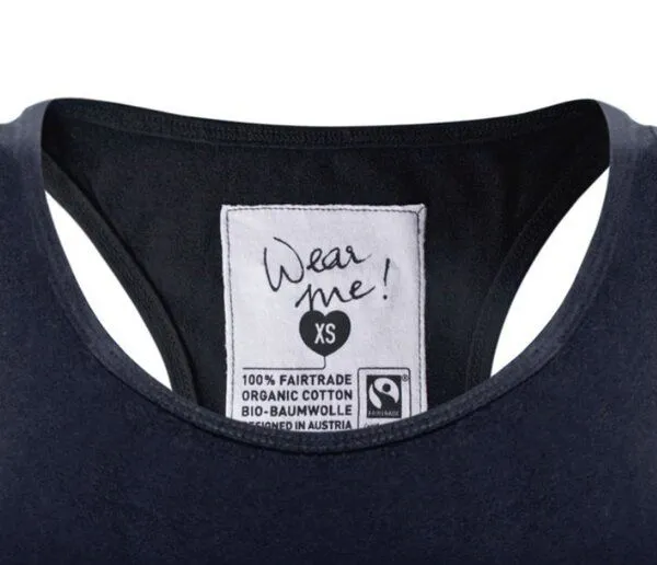 Gary Mash GARY MASH Tanktop Born to be vegan – Produktbild 4 von 4