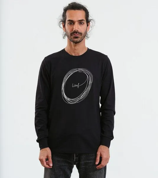 Gary Mash GARY MASH Langarmshirt Scott Kreislauf aus Biobaumwolle, Schwarz, – Produktbild 2 von 3