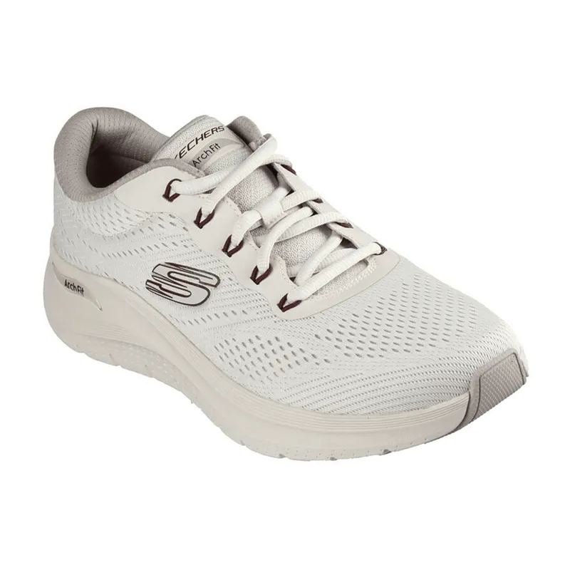 Skechers Skechers Arch Fit Herren Sneakers Schuhe beige offwhite 232700 für Herren, weiß, Größe 45 EU, Weiß, – Produktbild 2 von 5