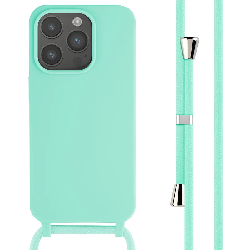 imoshion imoshion SilikonHülle mit Band für das Apple iPhone 15 Pro, Mintgrün, – Produktbild 1 von 1