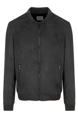 Will's Vegan Store Will's Vegan Store Damen vegan Bomberjacke Vegan Wildleder Schwarz – Produktbild 1 von 1