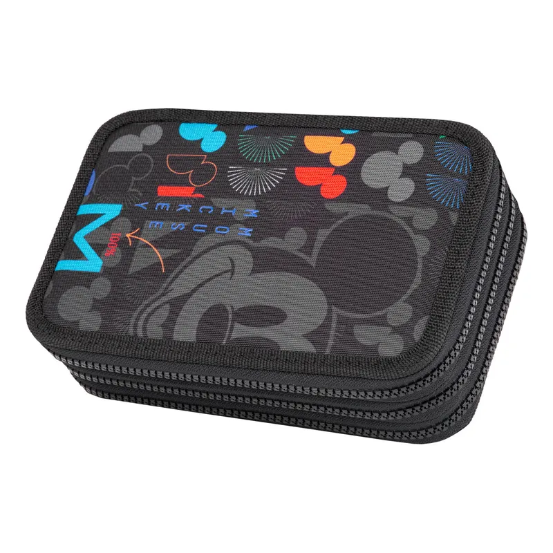 McNeill McNeill Schulzubehör CoolPack Etui gefüllt, 3-Zip -Kollektion Disney MICKEY MOUSE, Multicolored, – Produktbild 1 von 1