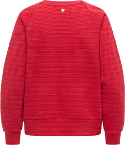 ragwear ragwear Rundhalspullover Joann Crepe Leichter Pullover mit gestreifter Prägung – Produktbild 1 von 1