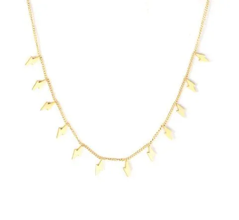 ELEKTROPULLI Elektropulli Feine Blitz Kette, Gold, – Produktbild 1 von 1