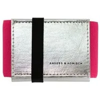 ANDERS & KOMISCH ANDERS & KOMISCH Kleines Portemonnaie mit Münzfach Silber - A&K MINI CLASSIC, Silver, – Produktbild 1 von 3