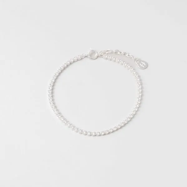 fejn jewelry fejn jewelry Armband 'sparkle tennis' mit Zirkonia Steinen, Silber, – Produktbild 1 von 3