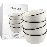 Waechtersbach 4 Waechtersbach Müslischalen 'Elements' black line – Produktbild 1 von 1