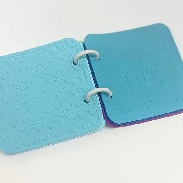 PETIKIDS PETIKIDS Badespielzeug – Silikon-Bade-Buch – Meeres-Motiv – Produktbild 3 von 3