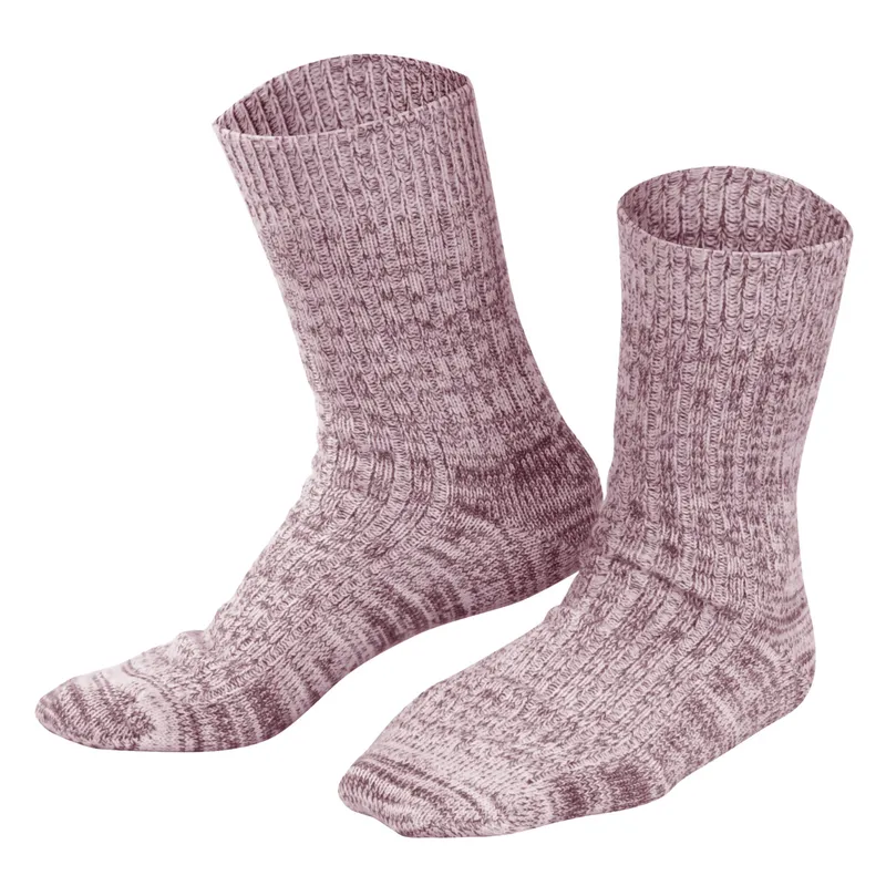Living Crafts Living Crafts - Unisex Norwegersocken - Rot (50% Bio-Baumwolle; 48% Bio-Wolle; 2% Elasthan), Nachhaltige Mode, Bio Bekleidung, Rot, – Produktbild 4 von 4