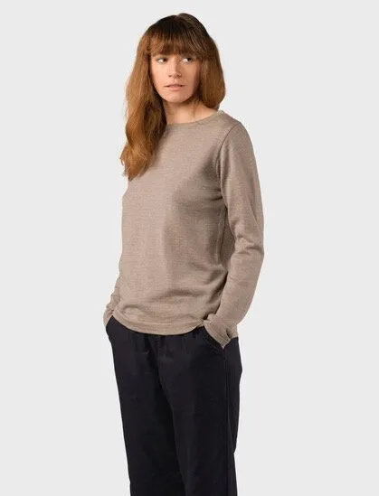 Klitmøller Collective Klitmøller Collective Pullover - Charlotte knit - aus mulesingfreier Merinowolle, Beige (sand), – Produktbild 4 von 4