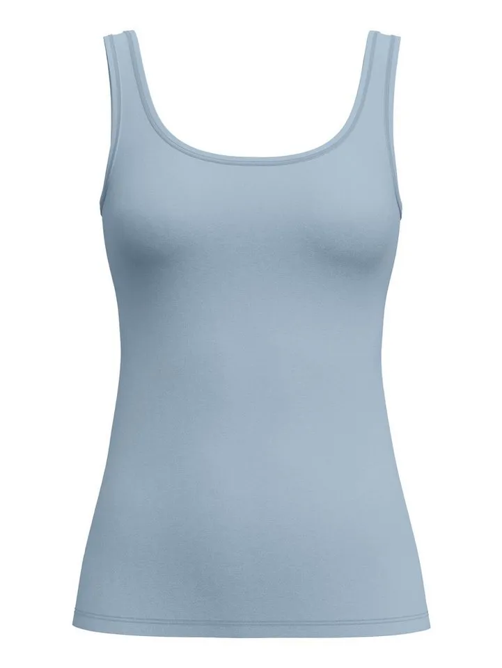 CALIDA CALIDA Unterhemd Natural Comfort Damen (1-St) geschmeidig weich, elastisch und komfortabel, Grau, – Produktbild 1 von 5