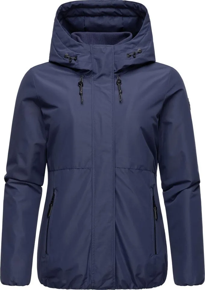 ragwear ragwear Winterjacke Sunniva wasserdichte Winter Damen Jacke mit Teddyfell-Innenfutter, Blau, – Produktbild 2 von 5