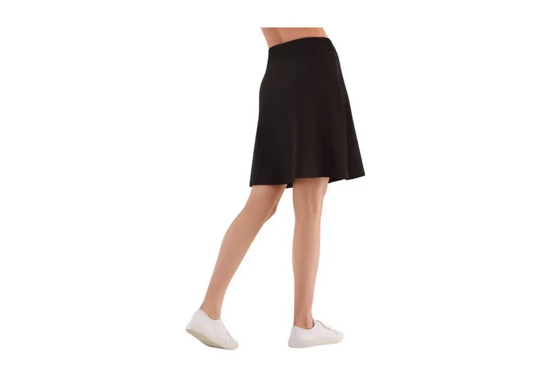 Leela Cotton Leela Cotton A-Linien-Rock Rock, Schwarz, – Produktbild 1 von 5