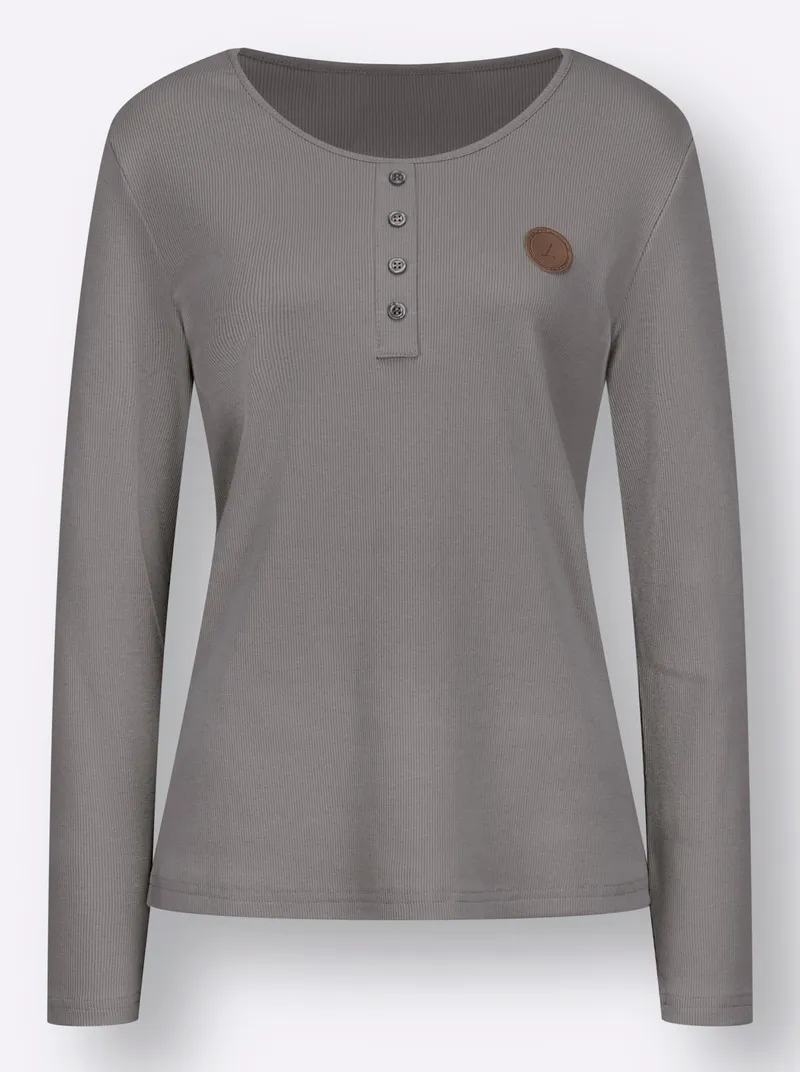 Witt Langarmshirt grau, Grau, – Produktbild 1 von 2