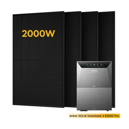 Anker Anker SOLIX Solarbank 4 E5000 Pro, mit 4 x 500 Bifaziale Solarmodule, by Powerness - 10kWh / ohne Zubehör / Selbstabholung – Produktbild 1 von 1